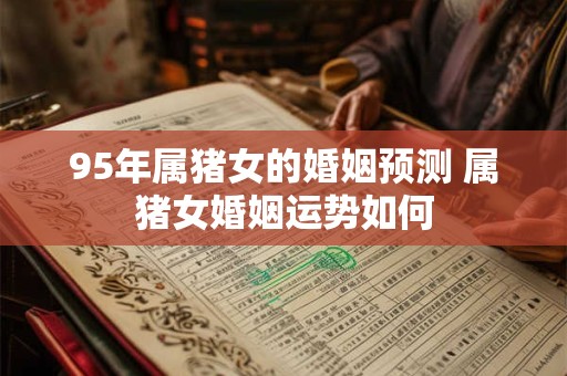 95年属猪女的婚姻预测 属猪女婚姻运势如何