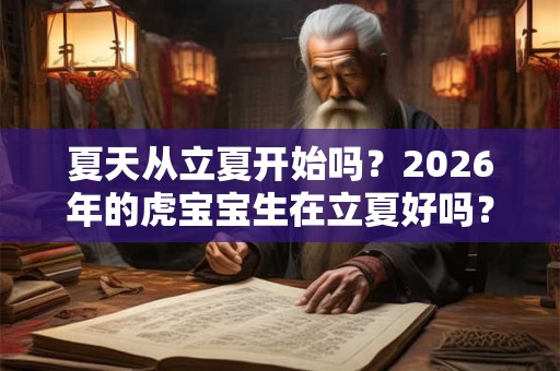 夏天从立夏开始吗？2026年的虎宝宝生在立夏好吗？