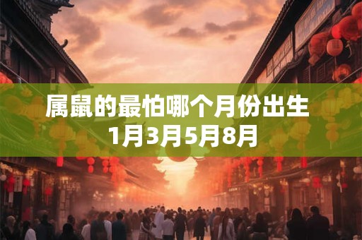 属鼠的最怕哪个月份出生 1月3月5月8月 属鼠的最怕哪个月份出生 1月3月5月8月