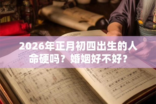 2026年正月初四出生的人命硬吗？婚姻好不好？