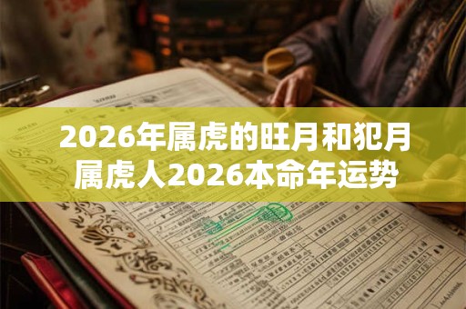 2026年属虎的旺月和犯月 属虎人2026本命年运势