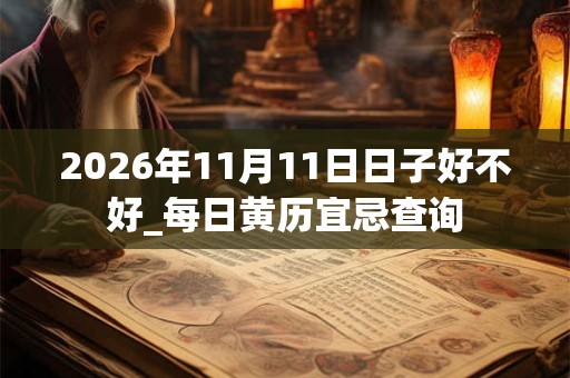 2026年11月11日日子好不好_每日黄历宜忌查询