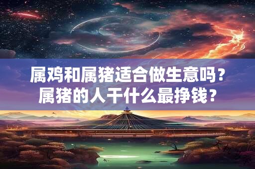 属鸡和属猪适合做生意吗？属猪的人干什么最挣钱？