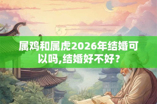 属鸡和属虎2026年结婚可以吗,结婚好不好？