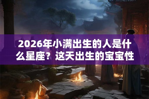 2026年小满出生的人是什么星座？这天出生的宝宝性格分析