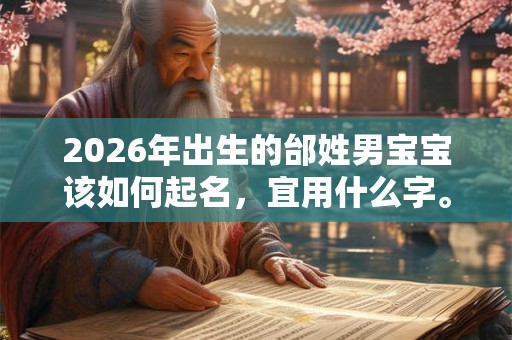 2026年出生的邰姓男宝宝该如何起名,宜用什么字。 2026年出生的邰姓男宝宝该如何起名,宜用什么字。