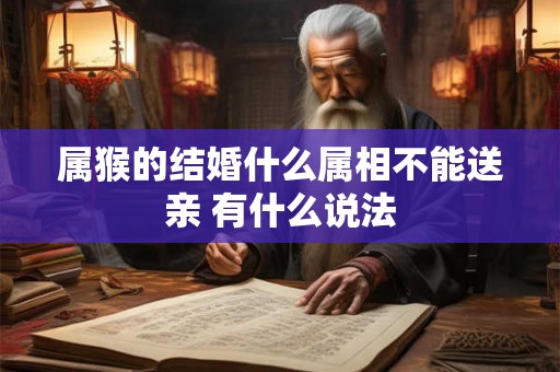 属猴的结婚什么属相不能送亲 有什么说法
