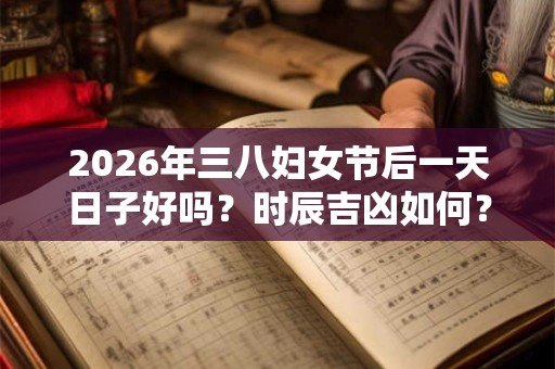 2026年三八妇女节后一天日子好吗？时辰吉凶如何？