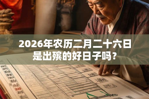 2026年农历二月二十六日是出殡的好日子吗? 2026年农历二月二十六日是出殡的好日子吗?