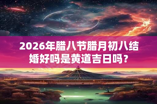 2026年腊八节腊月初八结婚好吗是黄道吉日吗？