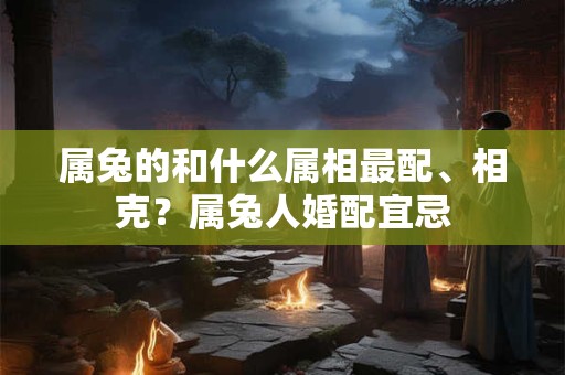 属兔的和什么属相最配、相克?属兔人婚配宜忌 属兔的和什么属相最配、相克?属兔人婚配宜忌