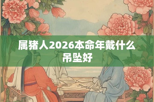属猪人2026本命年戴什么吊坠好
