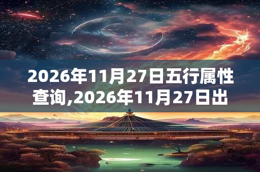 2026年11月27日五行属性查询,2026年11月27日出生五行属什么