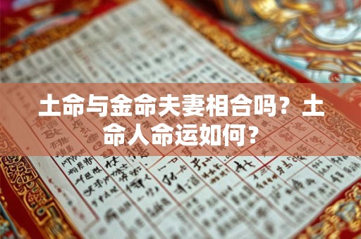 土命与金命夫妻相合吗？土命人命运如何？
