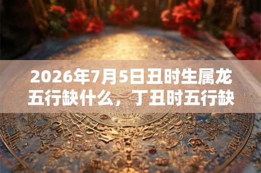 2026年7月5日丑时生属龙五行缺什么，丁丑时五行缺什么