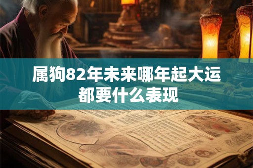 属狗82年未来哪年起大运 都要什么表现