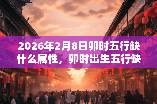2026年2月8日卯时五行缺什么属性，卯时出生五行缺什么