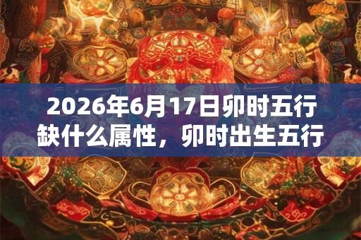 2026年6月17日卯时五行缺什么属性,卯时出生五行缺什么 2026年6月17日卯时五行缺什么属性,卯时出生五行缺什么