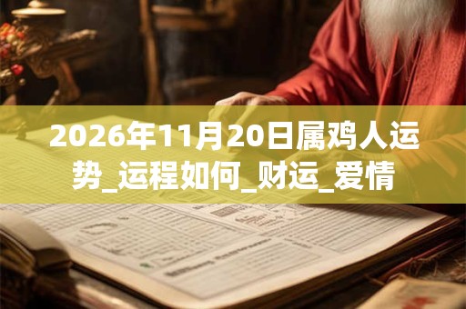 2026年11月20日属鸡人运势_运程如何_财运_爱情