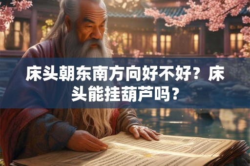 床头朝东南方向好不好？床头能挂葫芦吗？