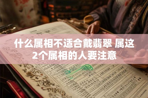 什么属相不适合戴翡翠 属这2个属相的人要注意