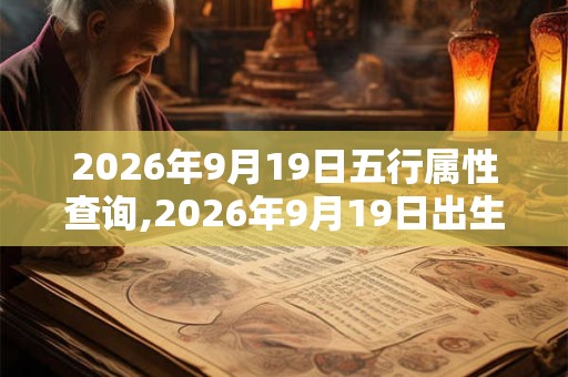 2026年9月19日五行属性查询,2026年9月19日出生五行属什么