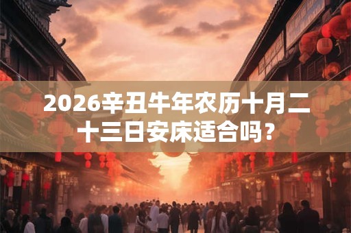 2026辛丑牛年农历十月二十三日安床适合吗？