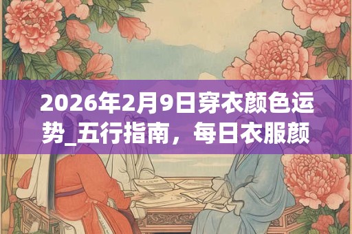 2026年2月9日穿衣颜色运势_五行指南，每日衣服颜色幸运色