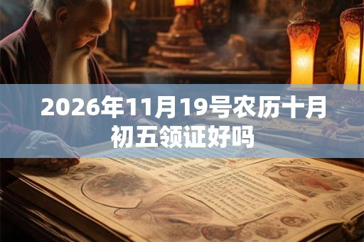 2026年11月19号农历十月初五领证好吗