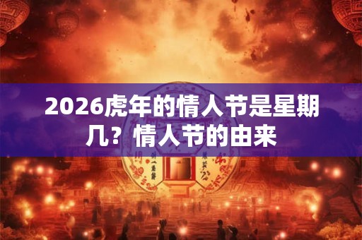 2026虎年的情人节是星期几？情人节的由来