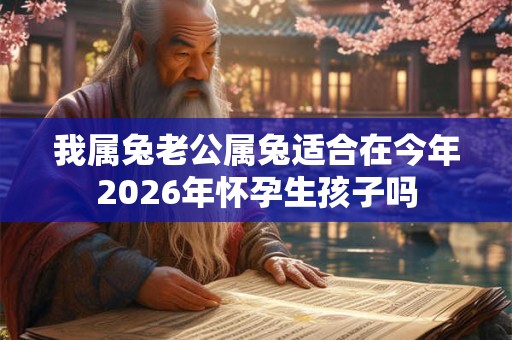 我属兔老公属兔适合在今年2026年怀孕生孩子吗 我属兔老公属兔适合在今年2026年怀孕生孩子吗