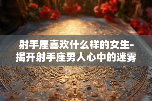 射手座喜欢什么样的女生-揭开射手座男人心中的迷雾