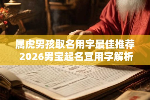 属虎男孩取名用字最佳推荐 2026男宝起名宜用字解析