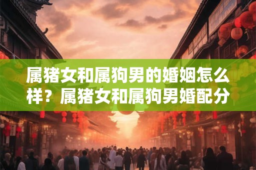 属猪女和属狗男的婚姻怎么样？属猪女和属狗男婚配分析