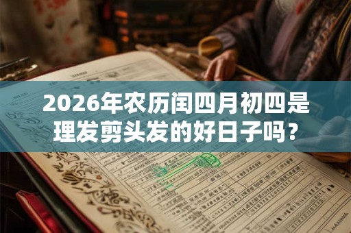 2026年农历闰四月初四是理发剪头发的好日子吗？