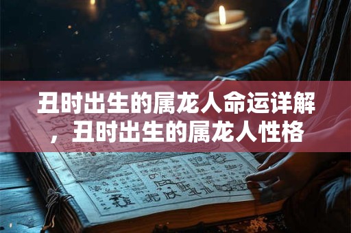 丑时出生的属龙人命运详解,丑时出生的属龙人性格 丑时出生的属龙人命运详解,丑时出生的属龙人性格