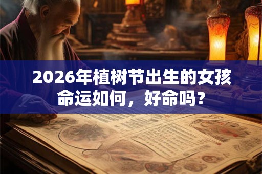2026年植树节出生的女孩命运如何，好命吗？