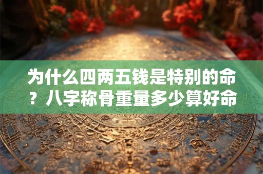 为什么四两五钱是特别的命？八字称骨重量多少算好命？