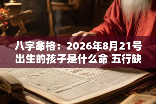 八字命格：2026年8月21号出生的孩子是什么命 五行缺什么