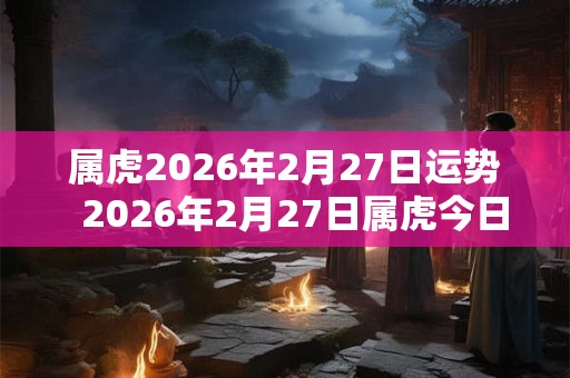 属虎2026年2月27日运势 2026年2月27日属虎今日运势 属虎2026年2月27日运势 2026年2月27日属虎今日运势