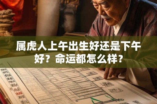 属虎人上午出生好还是下午好？命运都怎么样？