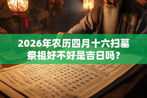 2026年农历四月十六扫墓祭祖好不好是吉日吗? 2026年农历四月十六扫墓祭祖好不好是吉日吗?
