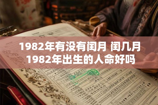 1982年有没有闰月 闰几月 1982年出生的人命好吗