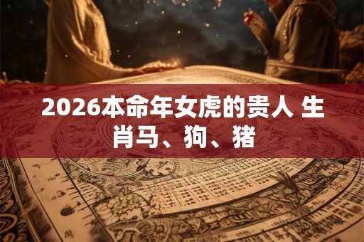 2026本命年女虎的贵人 生肖马、狗、猪 2026本命年女虎的贵人 生肖马、狗、猪