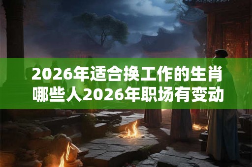 2026年适合换工作的生肖 哪些人2026年职场有变动