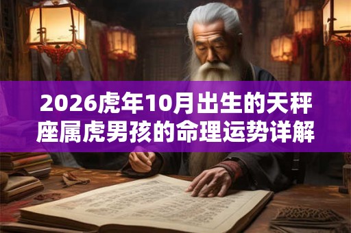 2026虎年10月出生的天秤座属虎男孩的命理运势详解