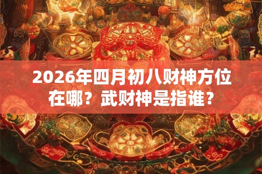2026年四月初八财神方位在哪?武财神是指谁? 2026年四月初八财神方位在哪?武财神是指谁?