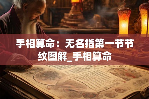 手相算命：无名指第一节节纹图解_手相算命