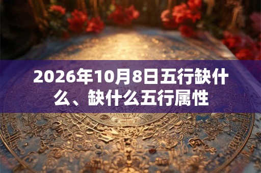 2026年10月8日五行缺什么、缺什么五行属性