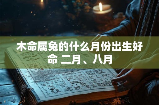 木命属兔的什么月份出生好命 二月、八月